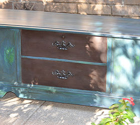 layers of blue a painted cedar chest, home decor, painted furniture, woodworking projects