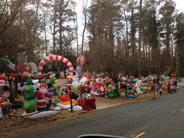 overkill or the true meaning of getting into the christmas spirit, christmas decorations, seasonal holiday decor