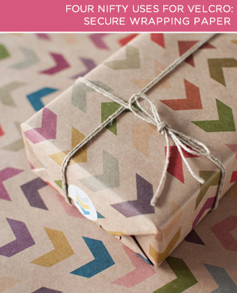 four nifty uses for velcro, home decor, home maintenance repairs, Secure Wrapping Paper If you have half used wrapping paper for every occasion from holidays to birthday parties to high school graduations it can become unraveled during prolonged storage