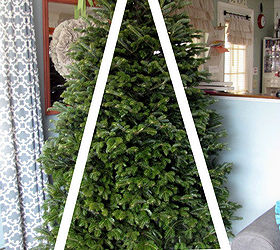 string your lights like rockefeller, lighting, seasonal holiday decor, Visually create three triangles on your tree