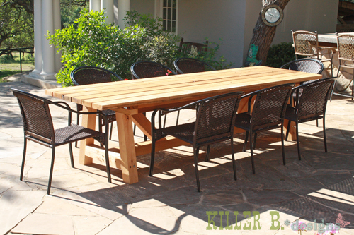 Cedar Provence Table Knockoff For 230 Hometalk Cedar Provence Table Knockoff For 230 Diy Outdoor Furniture Painted Woodworking