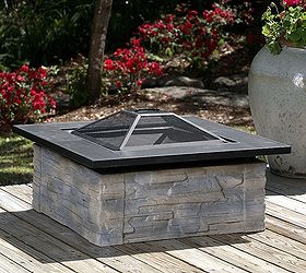 build your own fire pit, outdoor living, A beautiful fire pit on an unsafe surface A stone brick foundation is a must