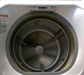 make your washer clean itself, appliances, cleaning tips, Clean drum after running the vinegar through the hottest cycle