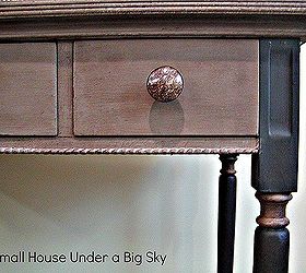 using handmade papers to transform vintage furniture, chalk paint, painted furniture, A close up of the drawers legs and beading painted in Annie Sloan chalk paint