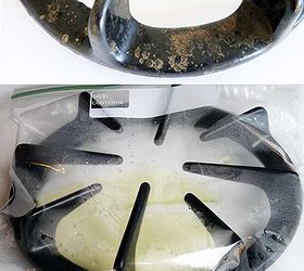 the no scrub way to clean stove burners, appliances, cleaning tips