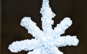 Create a Crystal Snowflake Ornament or Window Charm
