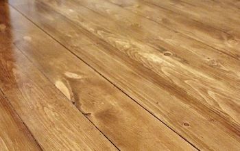 Installing Beautiful Wood Floors Using Basic Unfinished Lumber