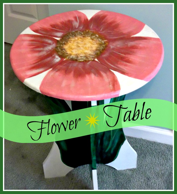 mesa de flores