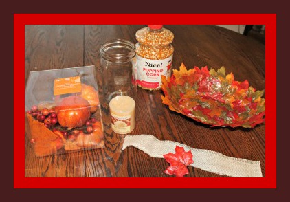 thanksgiving centerpiece craft for the holiday challenged, crafts, mason jars, seasonal holiday decor, thanksgiving decorations, Supplies needed some of which I had at home Total cost about 10