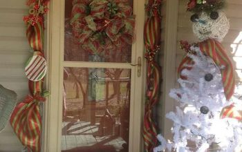 Christmas Tree Snowman and Door Decorations