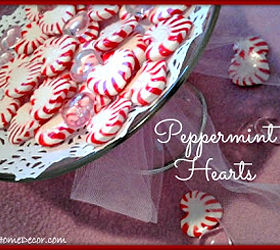 peppermint valentine hearts tutorial, crafts, seasonal holiday decor, valentines day ideas, Peppermint Valentine Hearts Tutorial