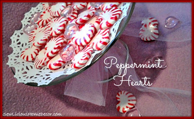 peppermint valentine hearts tutorial, crafts, seasonal holiday decor, valentines day ideas, Peppermint Valentine Hearts Tutorial