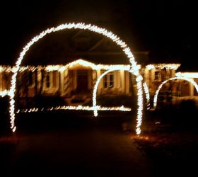 Outdoor Christmas Lights and DIY Arches Hometalk