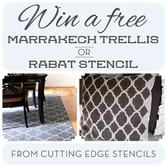 projects using our two most popular stencils and a chance to win one, painting