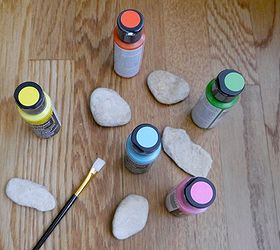 diy rock garden markers, crafts, gardening