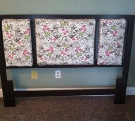 old headboard makeover, bedroom ideas, painted furniture, repurposing upcycling