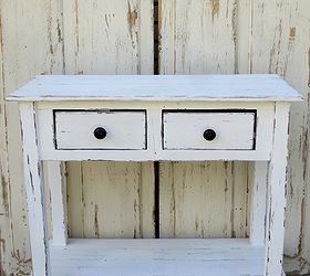 entry table makeover, painted furniture