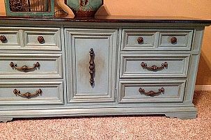 Just Another 30 Year Old Dresser Before Beautiful Accent Piece