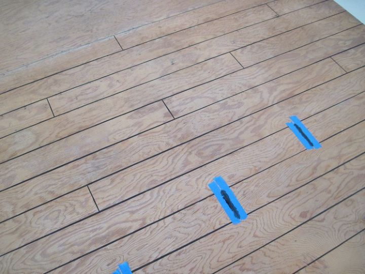 painted floor a 1964 single wide mobile home make over