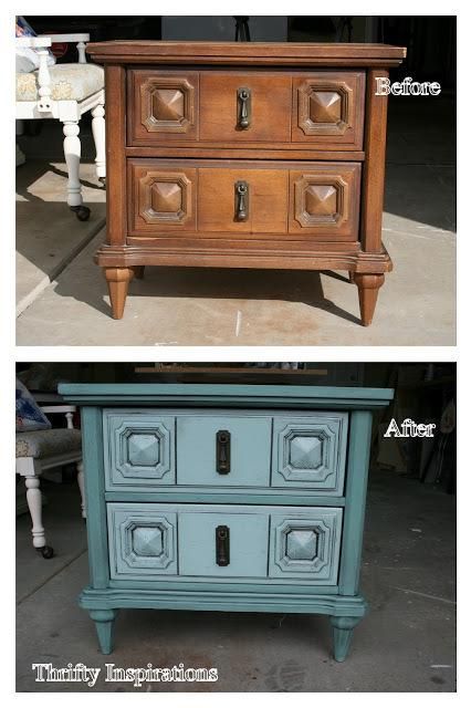 10 diy upcycling home decor projects that inspired me this week, crafts, home decor, repurposing upcycling, 7 Thrifty Inspirations took this semi boring vintage side table and made it into a very high end chic table Its amazing what these DIY ers accomplish