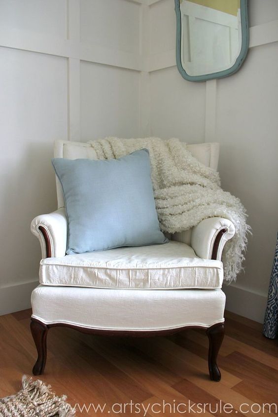 feather pillow fail and a simple no sew fix, crafts, home decor, living room ideas, Simple inexpensive no sew option