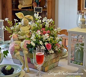 a tablescape for easter, easter decorations, seasonal holiday d cor, You ll have to read the blog post to find out why she s called the Love Bunny