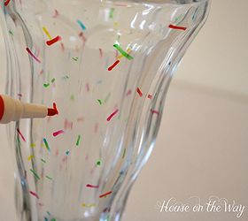 sprinkle glass with glass paint markers, crafts, Glass paint markers are so easy to use If you can use a pencil you can use a glass paint marker
