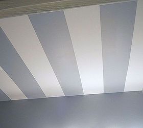 striped bathroom ceiling, painting, wall decor
