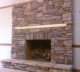 as the fireplace surround is re faced, concrete masonry, fireplaces mantels, home decor, home improvement, FINISHED All but the Mantle piece that the customer Contractor will install