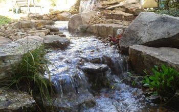 Pondless Waterfalls Are Great Fall/Winter Projects!