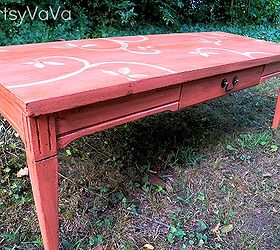 coral is the hot color of the season, chalk paint, painted furniture