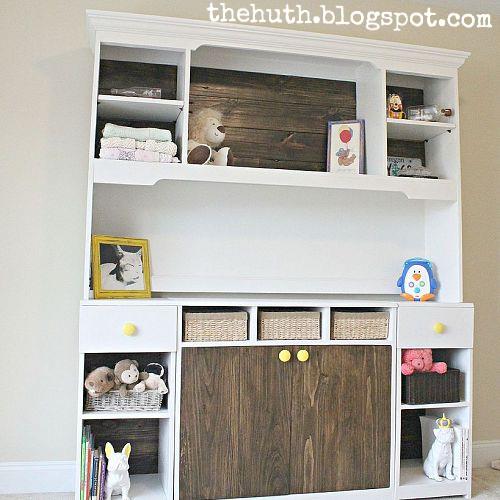 diy baby changing station tutorial, diy, home decor, how to, painted furniture, repurposing upcycling, woodworking projects, DIY 4 Piece Changing Station tutorial at thehuth blogspot com