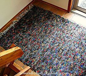 come tour this absolutely amazing home full of handcrafted items, home decor, painted furniture, woodworking projects, Handcrafted textiles This rug is over 30 years old and still vibrant and gorgeous