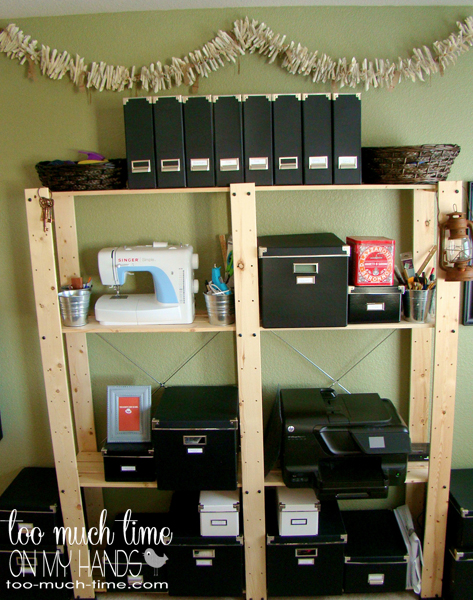 craft room reveal, cleaning tips, craft rooms, storage ideas, This shelving system from IKEA was easy to put together and sturdy enough to hole just about everything I need