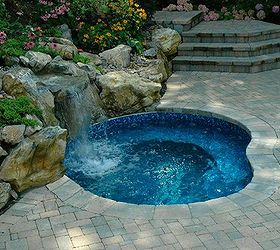 spa hot tub basics for the uninitiated, landscape, outdoor living, pool designs, spas, In ground Spa Keeping a spa separate and functioning with its own controls allows it to run late into the season and in the Northeast perhaps all winter long