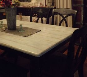 farm house table and chairs redo a marriage, painted furniture
