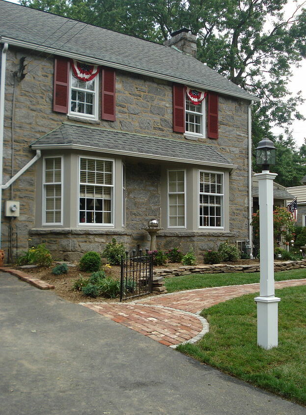 updated my new old house in wilmington delaware, curb appeal, landscape, painting, Home Sweet Home