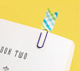 four secret uses for paper clips, cleaning tips, Stylish Bookmark We re taking a stand no more dog eared page corners Instead protect your books with easy to make bookmarks All you need is a paper clip and some washi tape