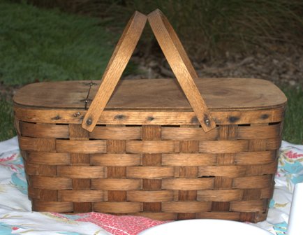 trash to treasure picnic basket, crafts, You should go look at the before
