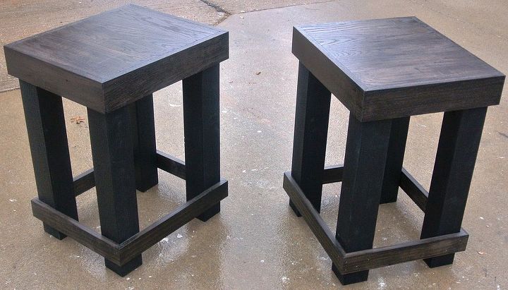 door headboard with matching night stands black and ebony, painted furniture, repurposing upcycling