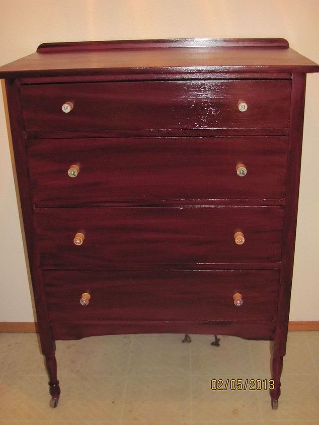 old dresser facelift, painted furniture, Finished Now on to the next project