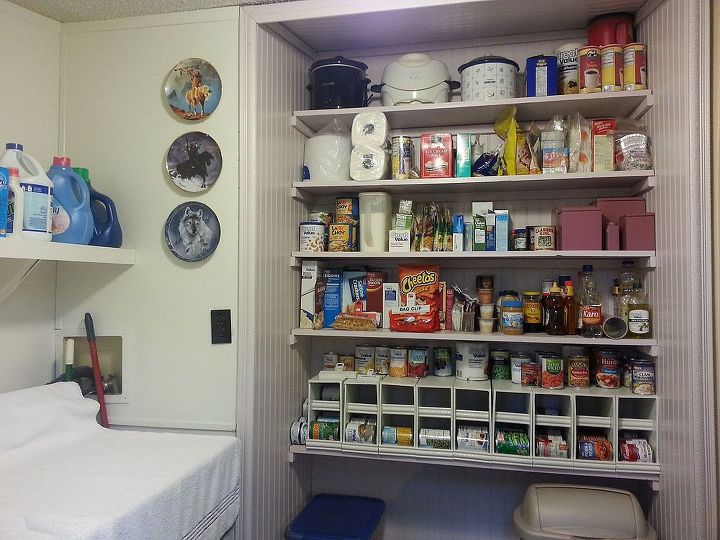pantry makeover, cleaning tips, closet, After