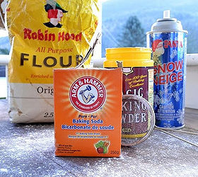 the many ways you can make it snow indoors, seasonal holiday d cor, Anything white can be snow I use some of these right on the floor especially for Santa s baking soda footprints Who else does that