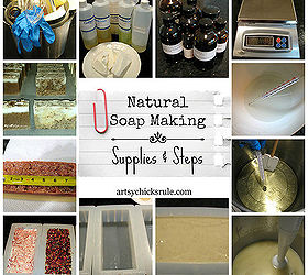 natural soap making a tutorial in pictures, cleaning tips, go green, Natural Soap Making Supplies Needed