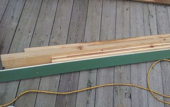 How my husband turned scraps of wood into baseboards