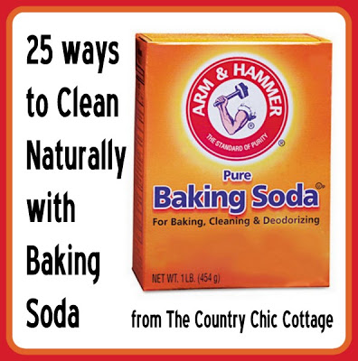 25 ways to clean naturally with baking soda, cleaning tips