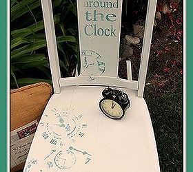 rock around the clock rocking chair makeover, painted furniture, all rocked out