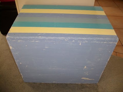 toy chest to mini cupboard, painted furniture, A new coat as the kids toy chest