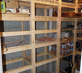 walk in cold storage room in your basement building guide, basement ideas, closet, diy, how to, shelving ideas, storage ideas, woodworking projects, Walk in Cold Room in my basement See how to build it