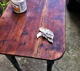 refinishing old wood with coconut oil, painted furniture